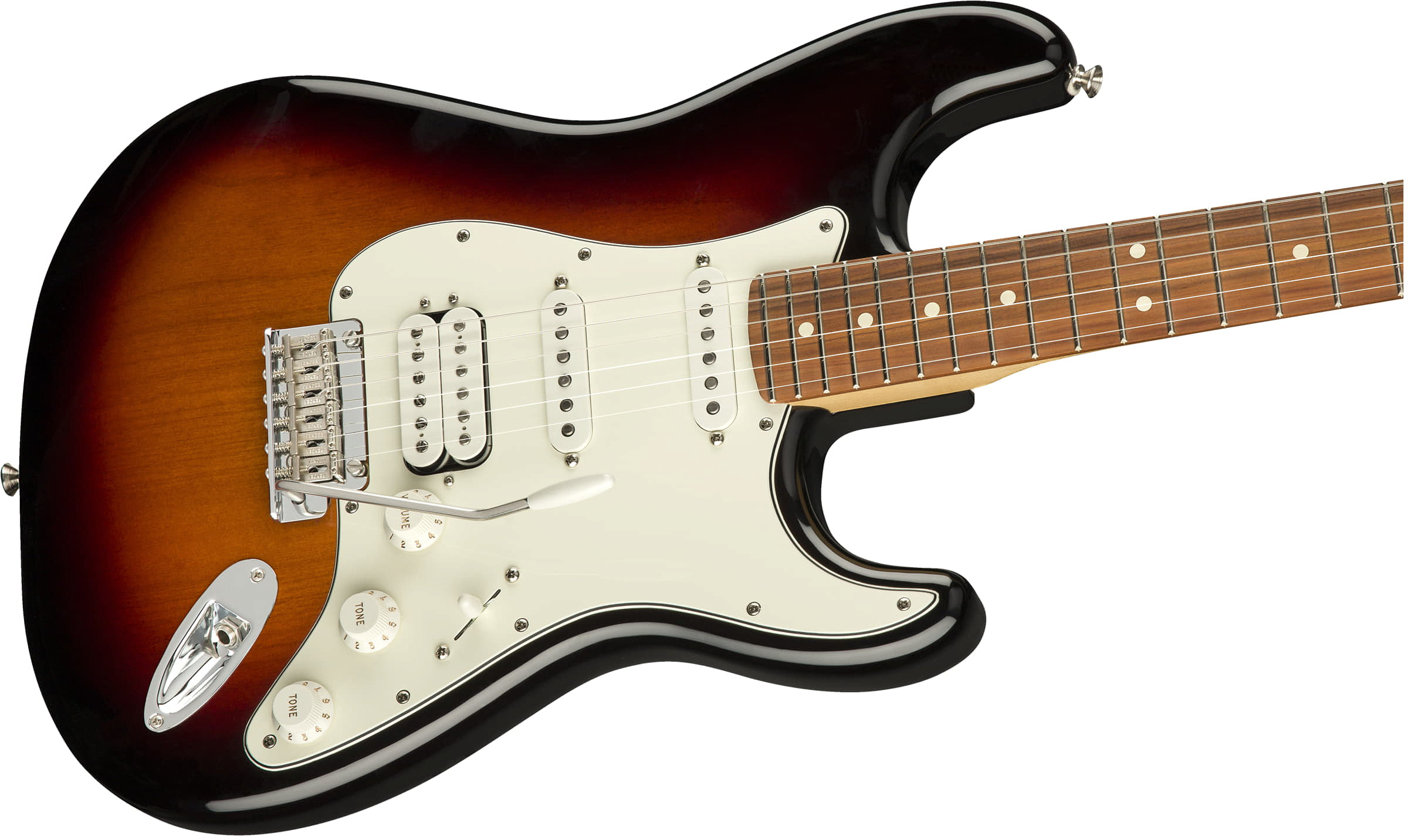 FENDER PLAYER Stratocaster HSS PF 3-Tone Sunburst электрогитара – фото 3