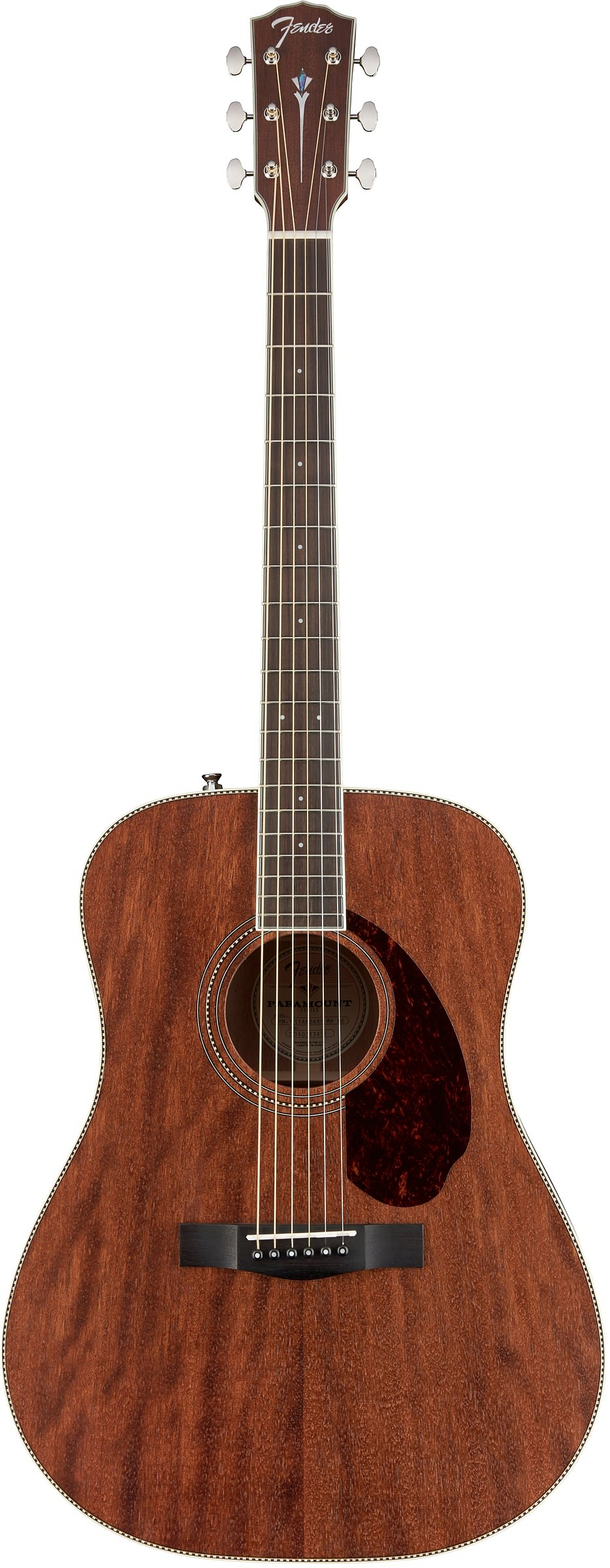 FENDER PM-1 Dreadnought All Mahogany with Case, Natural OV акустическая гитар - фото 1