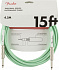 FENDER 15" Original INST CABLE Surf Green – фото 1