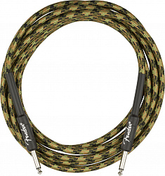 FENDER PRO Series INST Cable 10" Woodland Camo