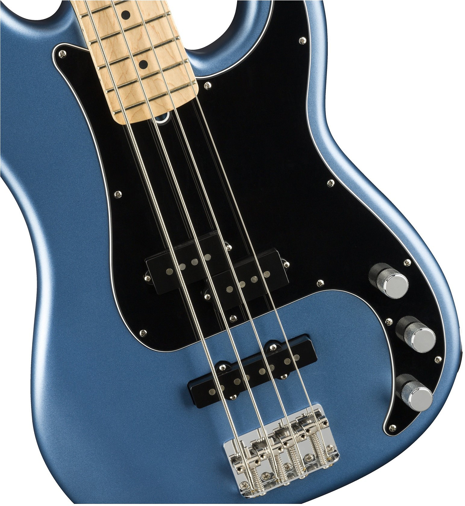 FENDER American Performer Precision Bass®, Maple Fingerboard, Satin Lake Placid Blue бас-гитара – фото 3