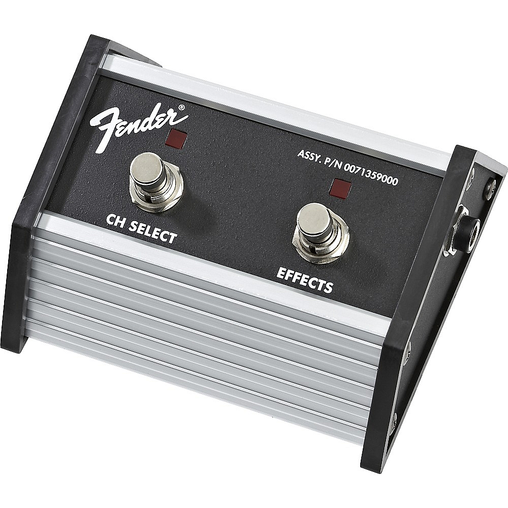 FENDER 2-Button Footswitch: Channel Select / Effects On/Off with 1/4" Jack