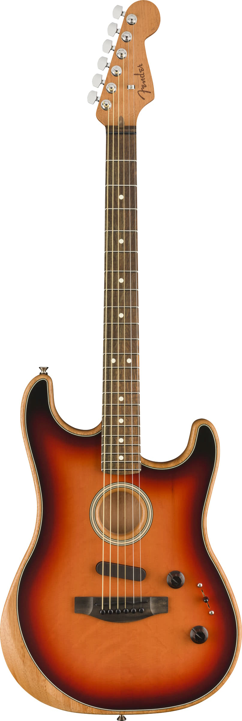 FENDER Acoustasonic Stratocaster 3-Tone Sunburst - фото 1