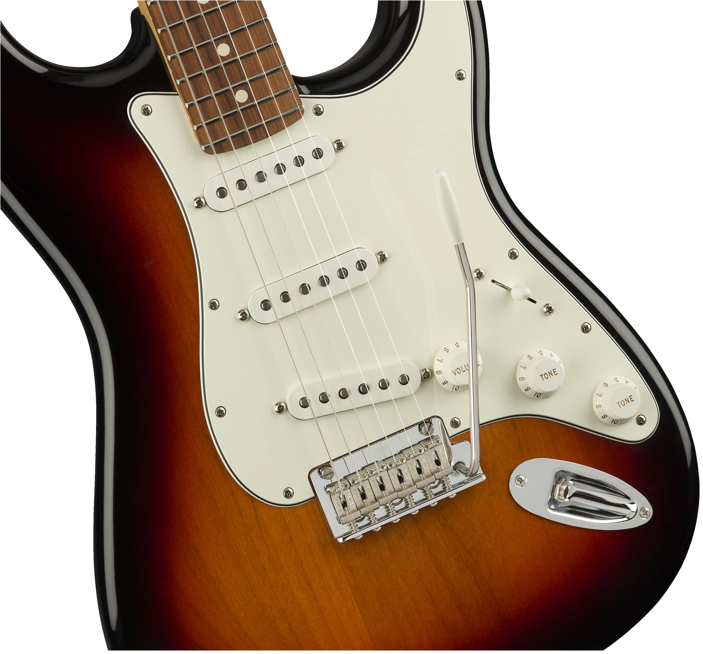 FENDER PLAYER Stratocaster PF 3-Tone Sunburst электрогитара – фото 4