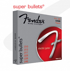 FENDER STRINGS NEW SUPER BULLET 3250R NPS BULLET END 10-46
