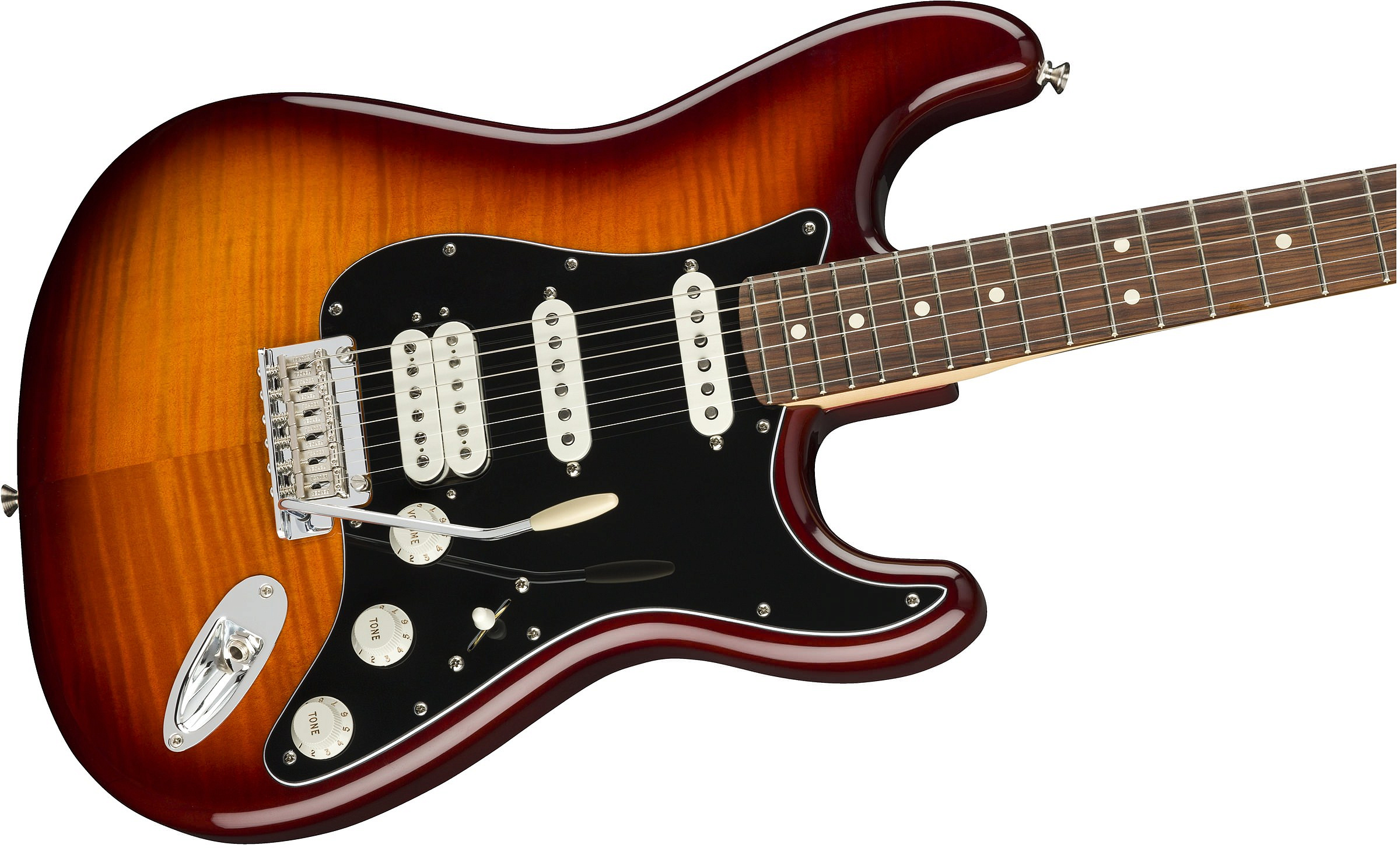 FENDER PLAYER Stratocaster HSS Plus Top PF Tobacco Sunburst электрогитара – фото 4