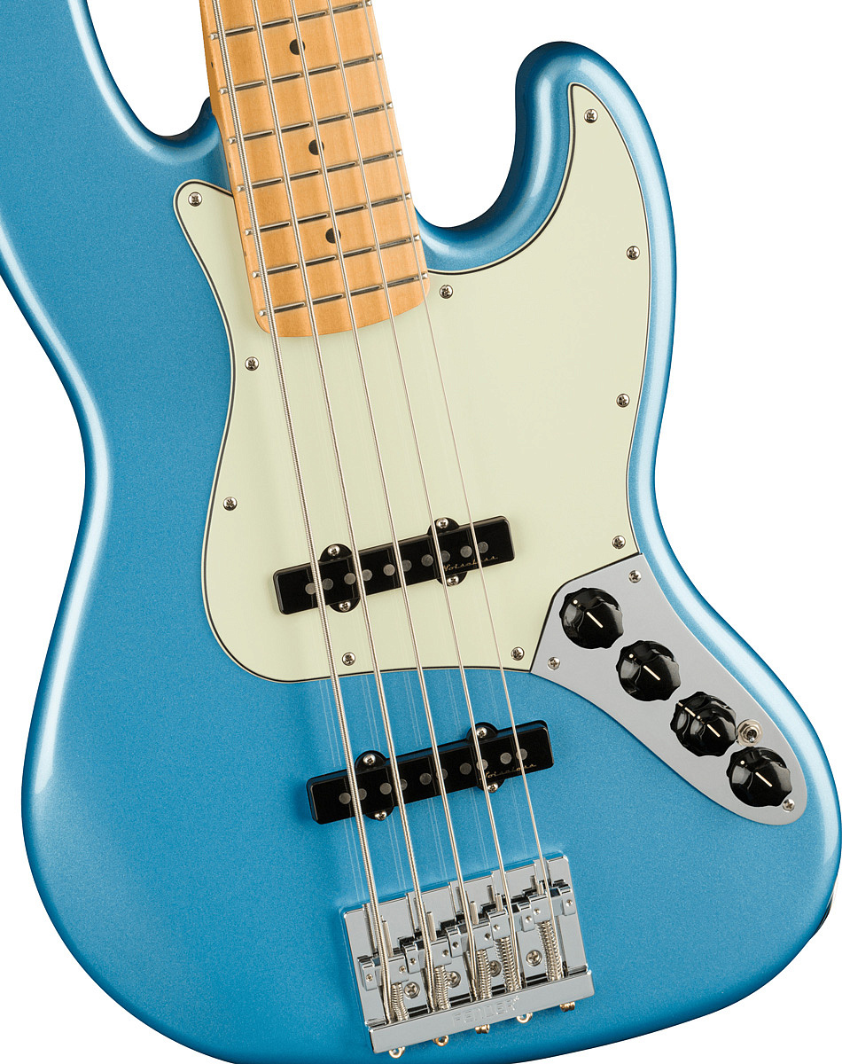 Fender Player Plus Active Jazz Bass V MN OSPK бас-гитара – фото 3