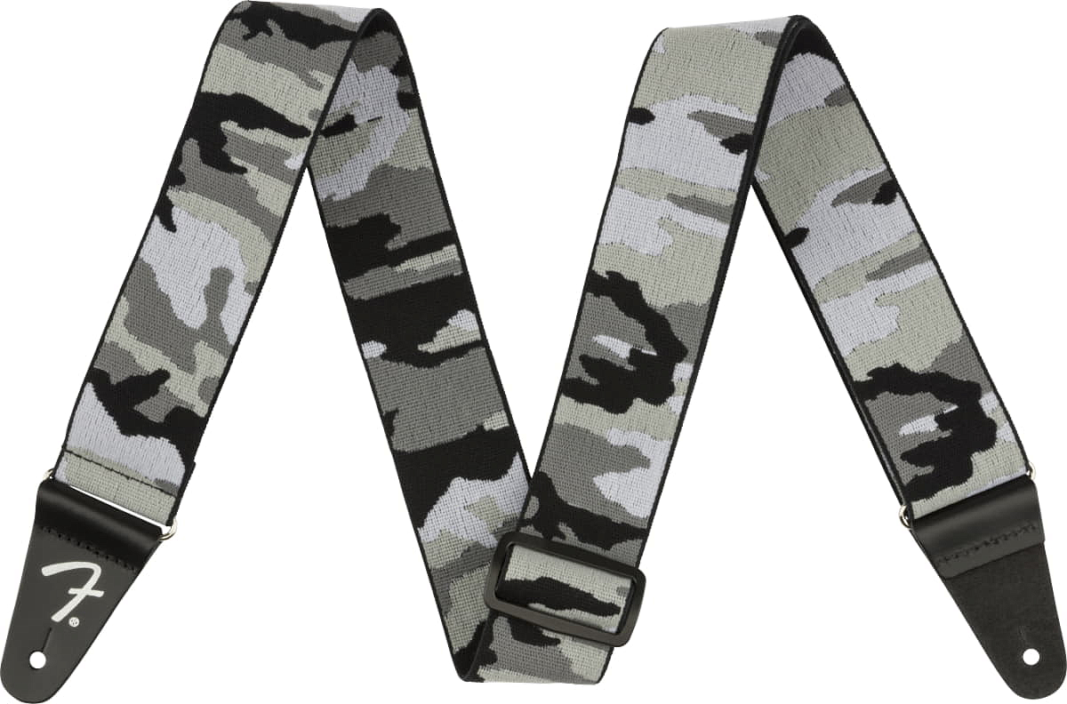 FENDER WeighLess 2" Gray Camo Strap - фото 1