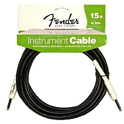 FENDER PERFORMANCE SERIES INSTRUMENT CABLE 15` BLACK