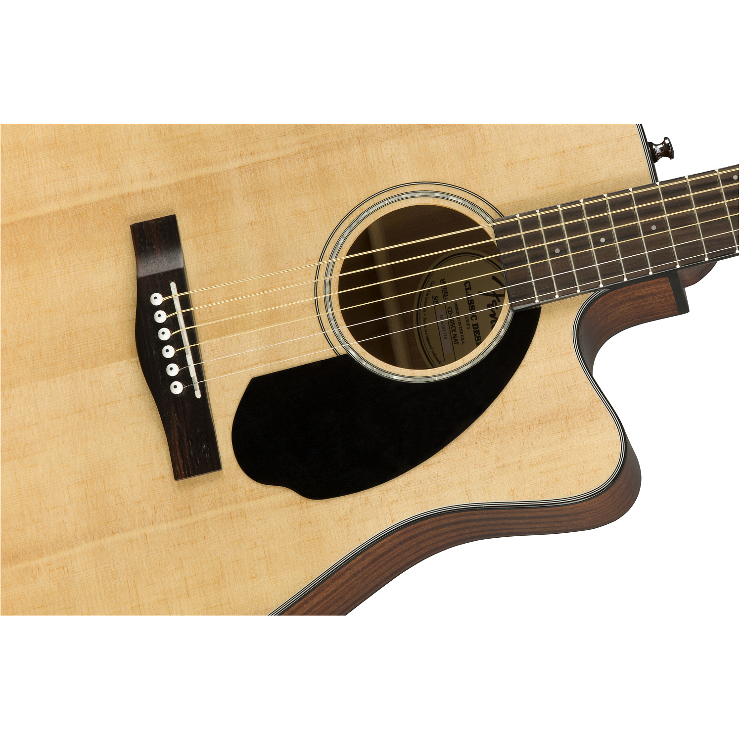 FENDER CD-60SCE Natural – фото 6