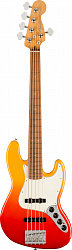 Fender Player Plus Active Jazz Bass V PF TQS бас-гитара