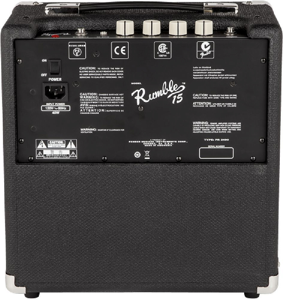 FENDER RUMBLE 15 COMBO (V3) – фото 6