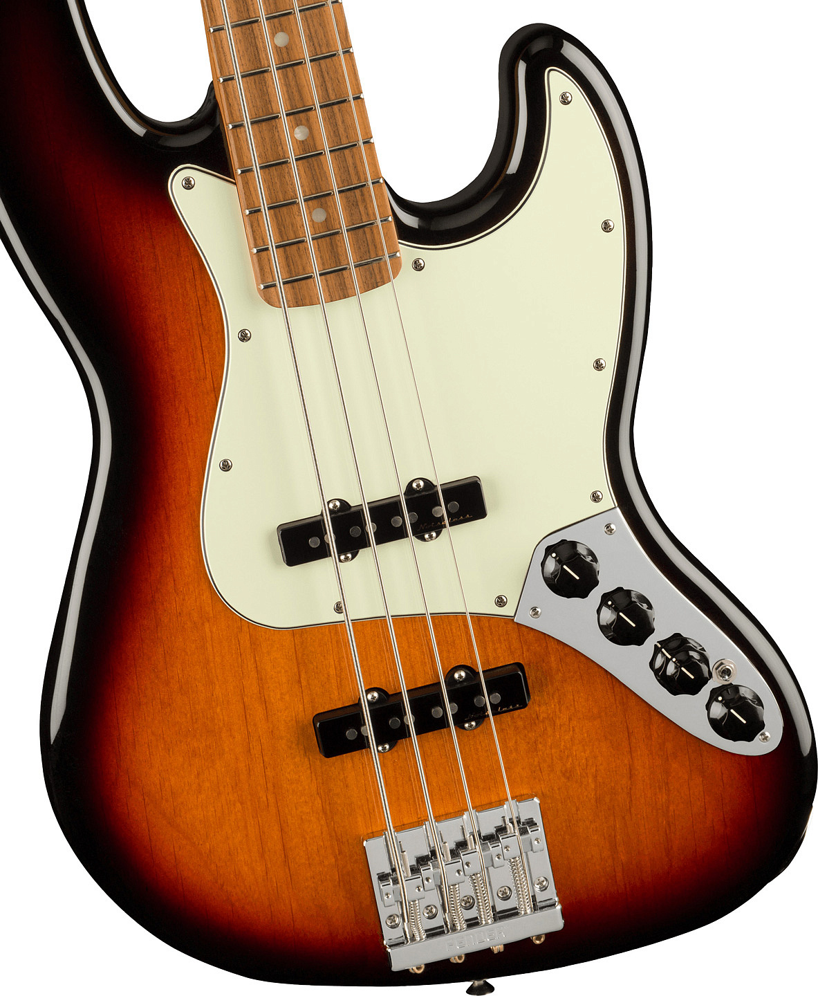 Fender Player Plus Active Jazz Bass PF 3TSB бас-гитара – фото 3