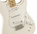 FENDER Ed O`Brien Stratocaster, Maple Fingerboard, Olympic White электрогитара – фото 6