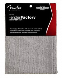 FENDER FACTORY MICROFIBER CLOTH GRAY