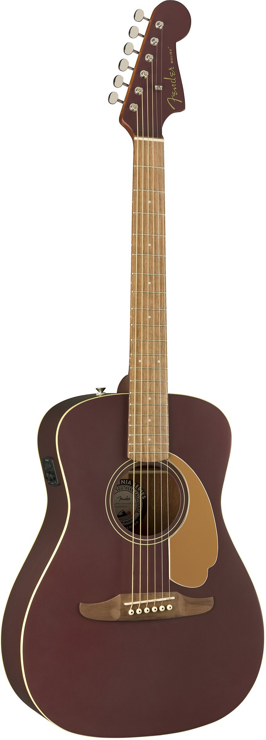 FENDER Malibu Player Burgundy Satin – фото 3