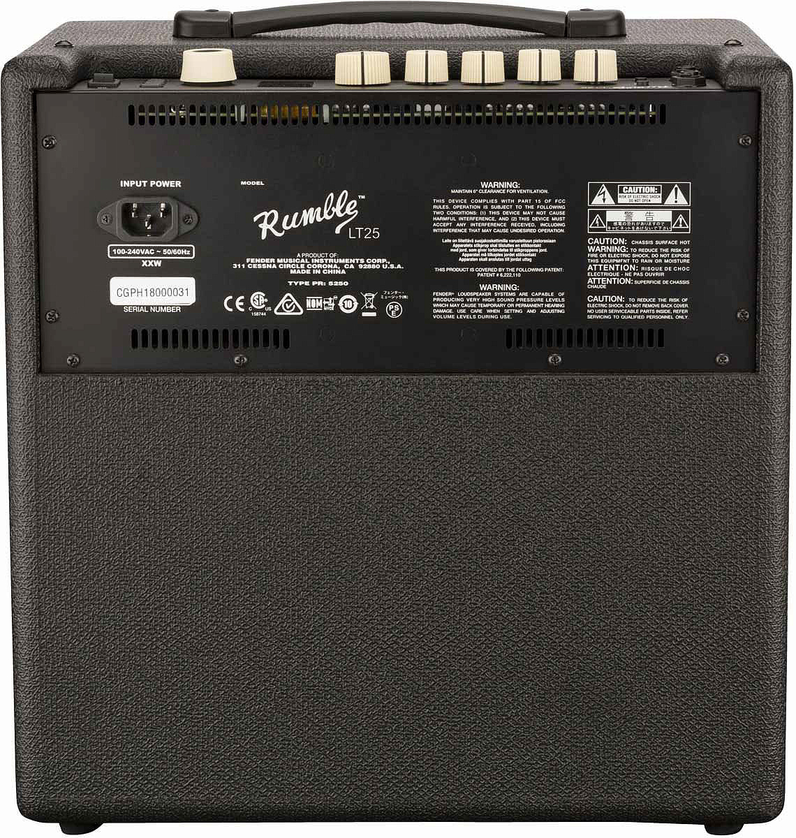 FENDER RUMBLE LT 25 – фото 3