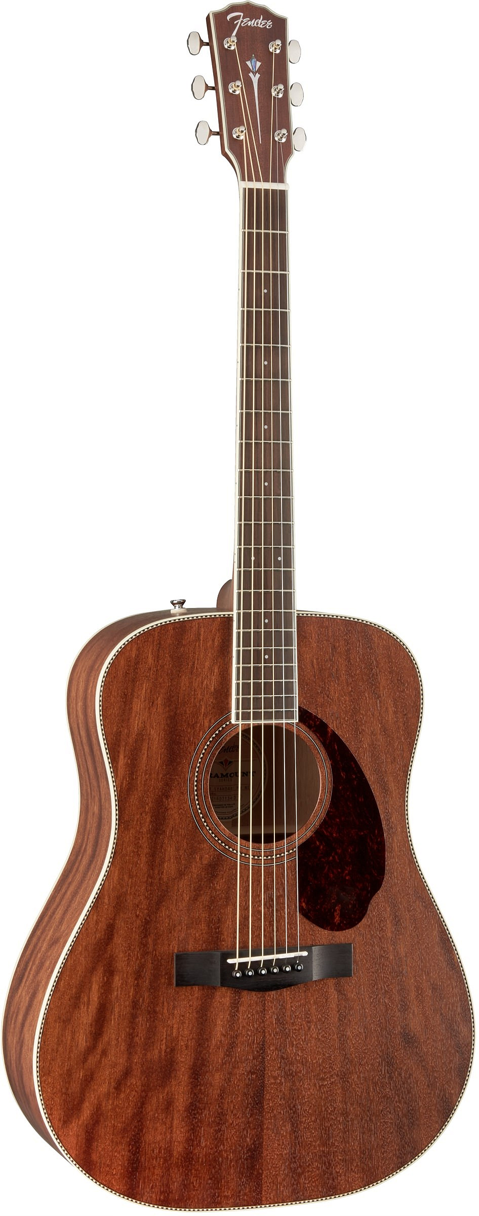 FENDER PM-1 Dreadnought All Mahogany with Case, Natural OV акустическая гитар – фото 2