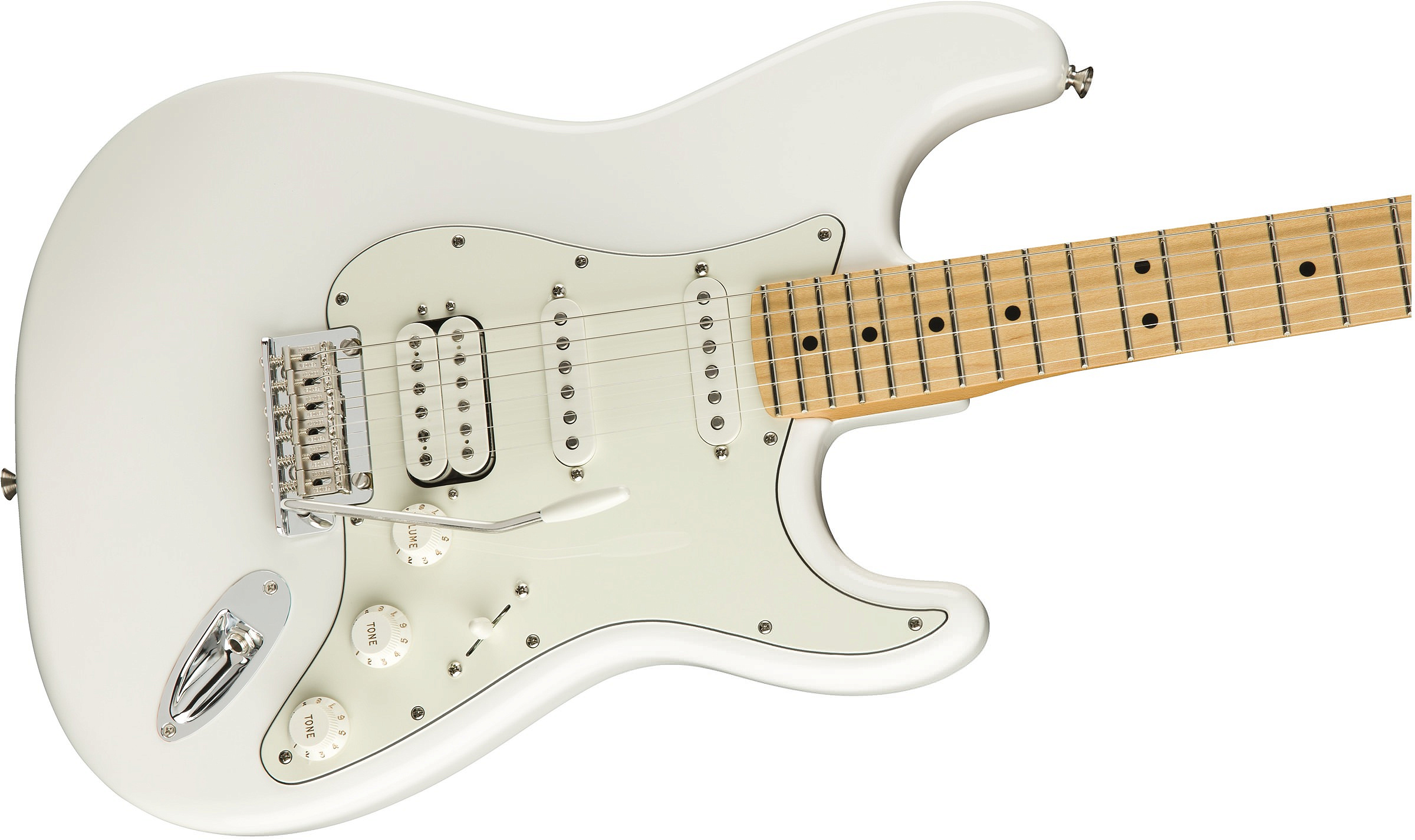 FENDER PLAYER Stratocaster HSS MN Polar White электрогитара – фото 4