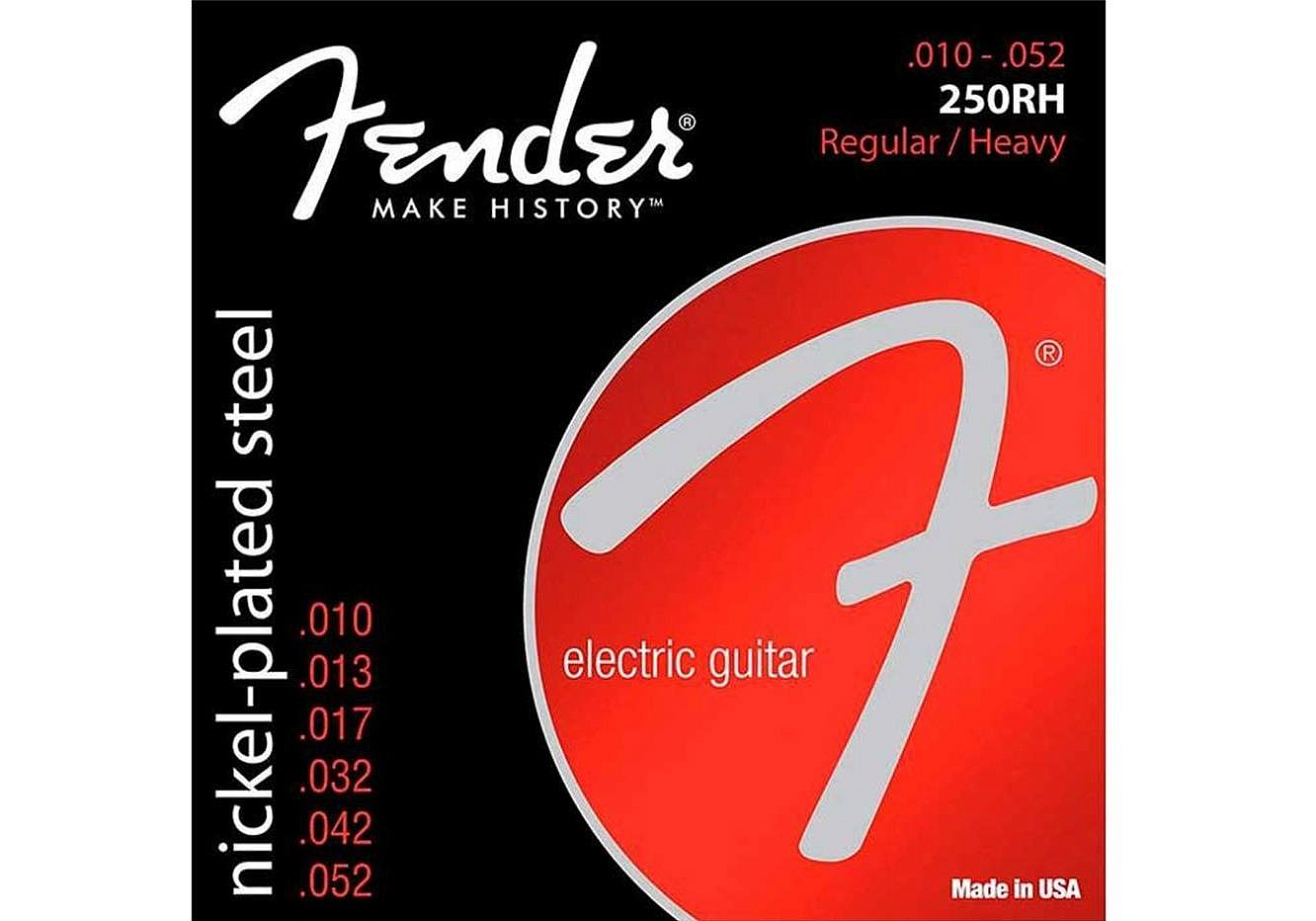 FENDER STRINGS NEW SUPER 250RH NPS BALL END 10-52 - фото 1