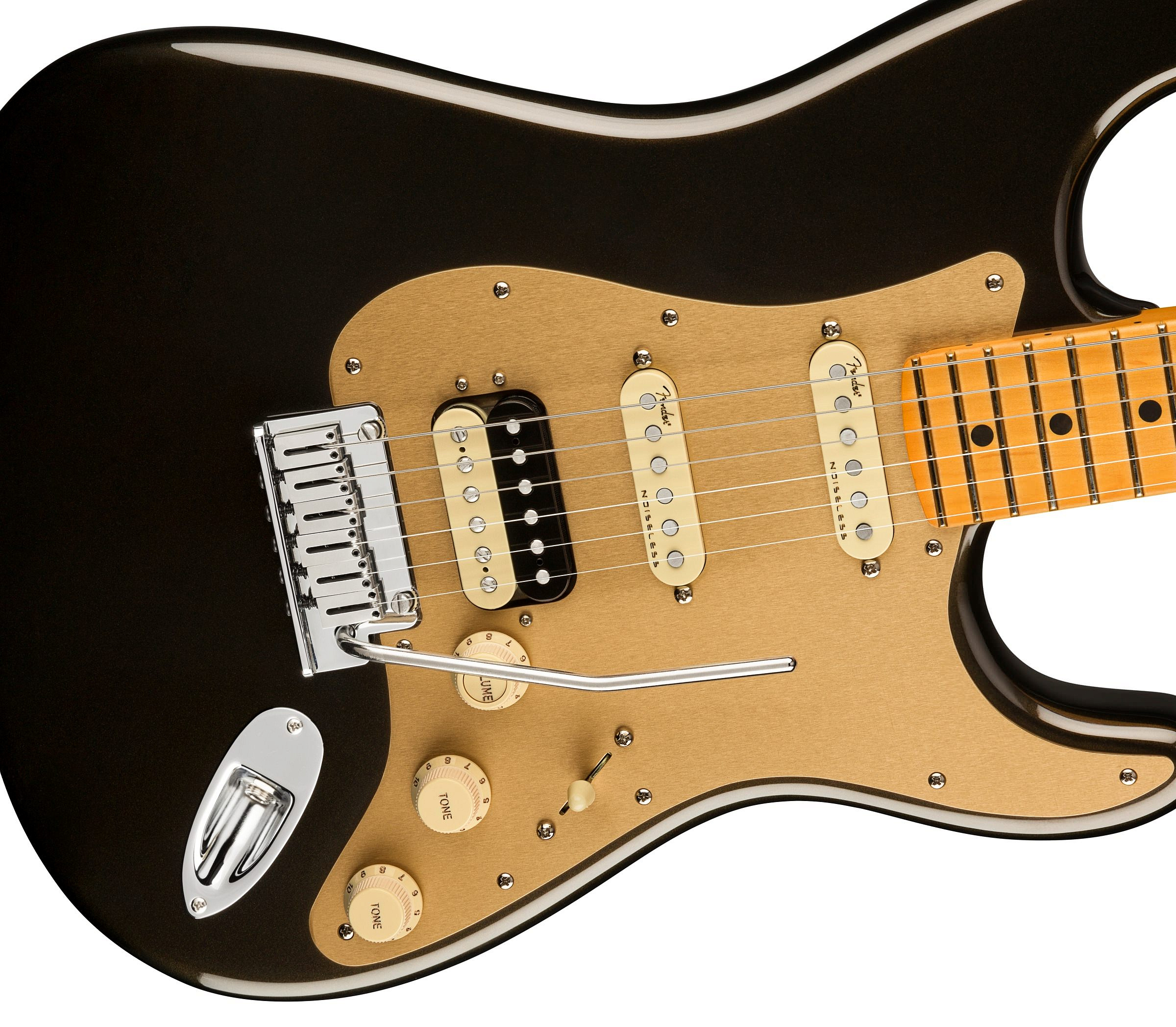 FENDER American Ultra Stratocaster HSS MN Texas Tea – фото 2