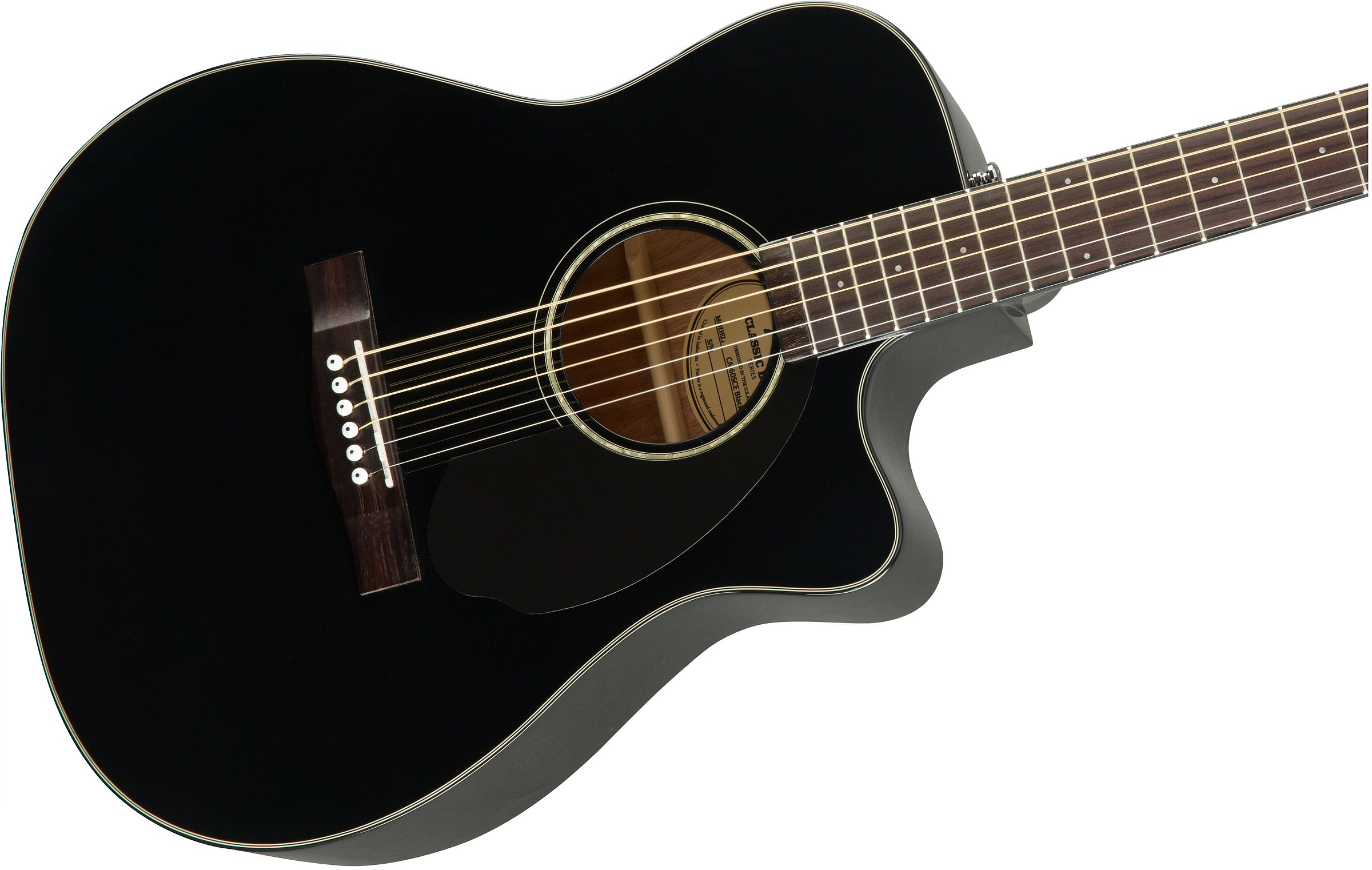 FENDER CC-60SCE BLK WN электроакустическая гитара – фото 3