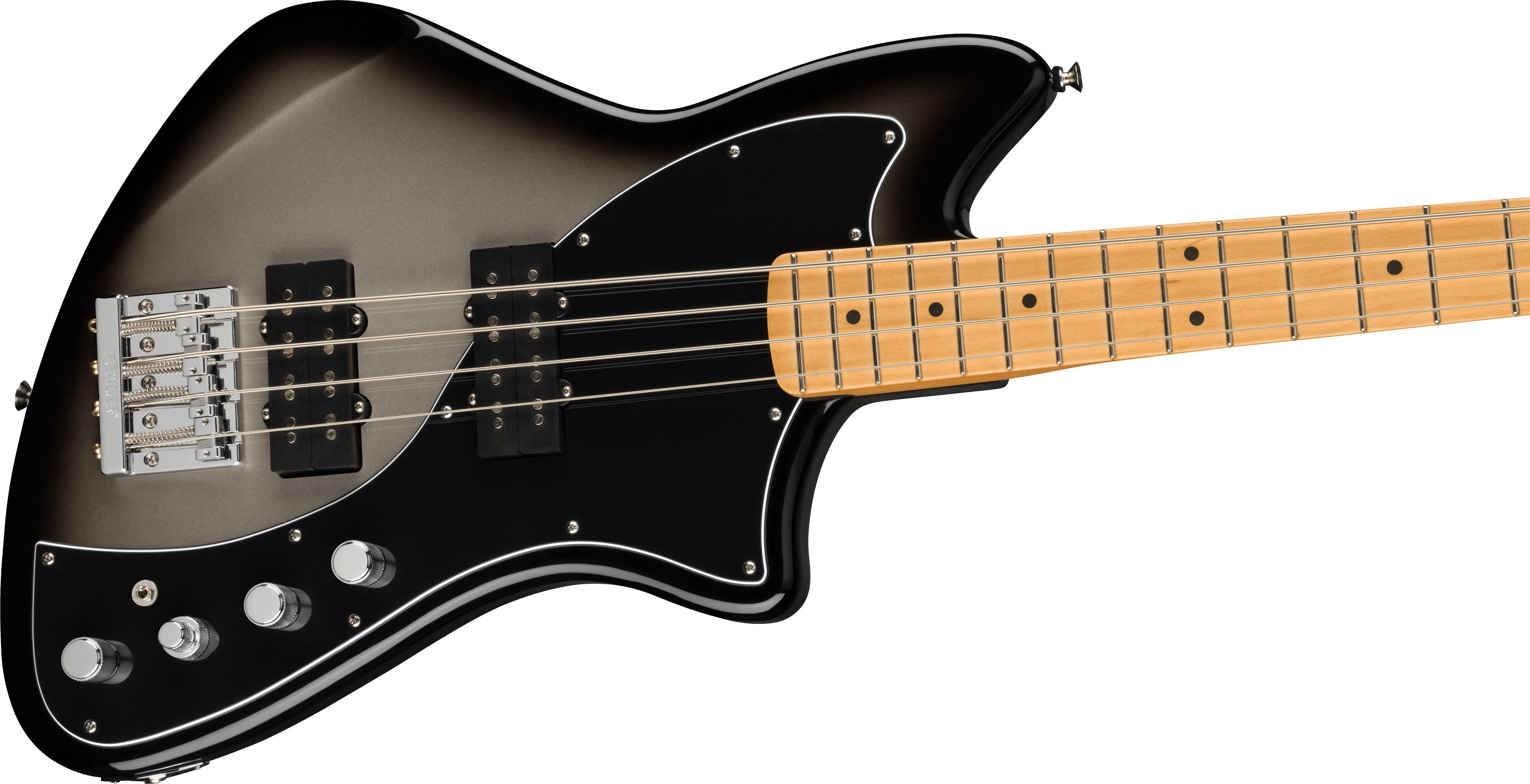 FENDER Player Plus Active Meteora Bass MN Silverburst – фото 3