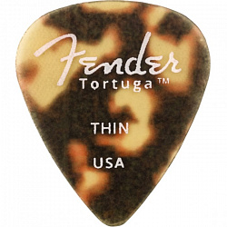 FENDER TORTUGA PICKS 351 THIN 6 PK