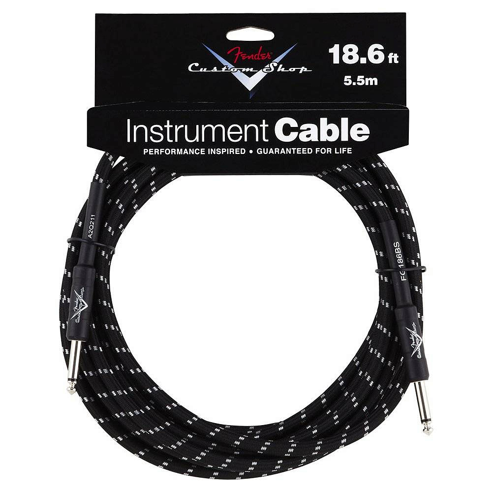 FENDER CUSTOM SHOP 18.6` INSTRUMENT CABLE TWEED – фото 4