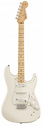 FENDER Ed O`Brien Stratocaster, Maple Fingerboard, Olympic White электрогитара