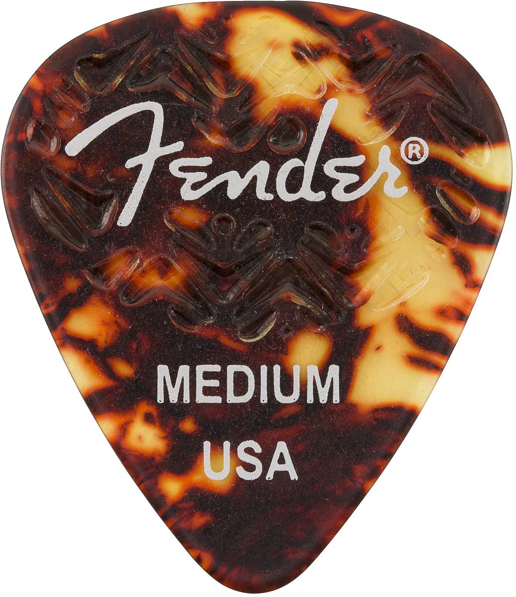 FENDER WAVELENGTH 351 Medium 6 PK TORTOISESHELL