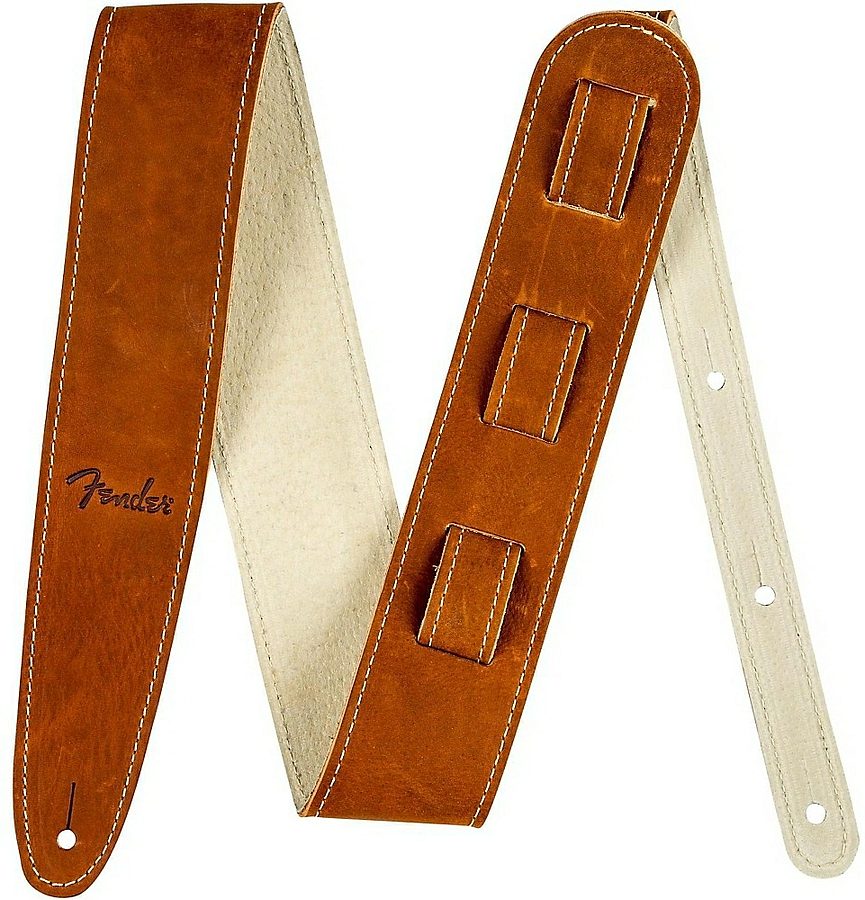 FENDER Ball Glove Leather Strap Brown