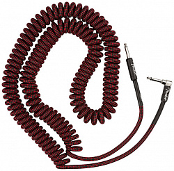 FENDER PRO Series Coil Cable 30" Red Tweed
