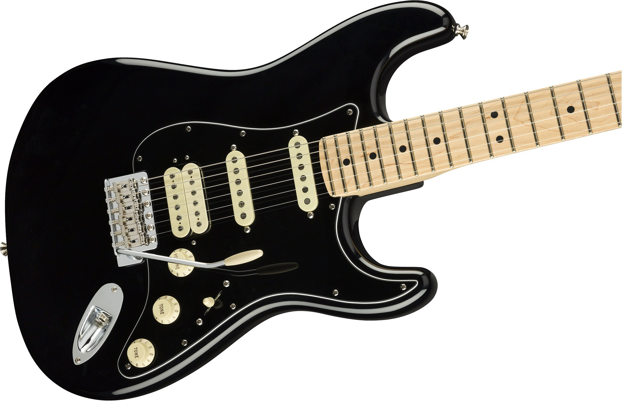 FENDER AMERICAN PERFORMER STRATOCASTER® HSS, MAPLE FINGERBOARD, BLACK электрогитара – фото 3