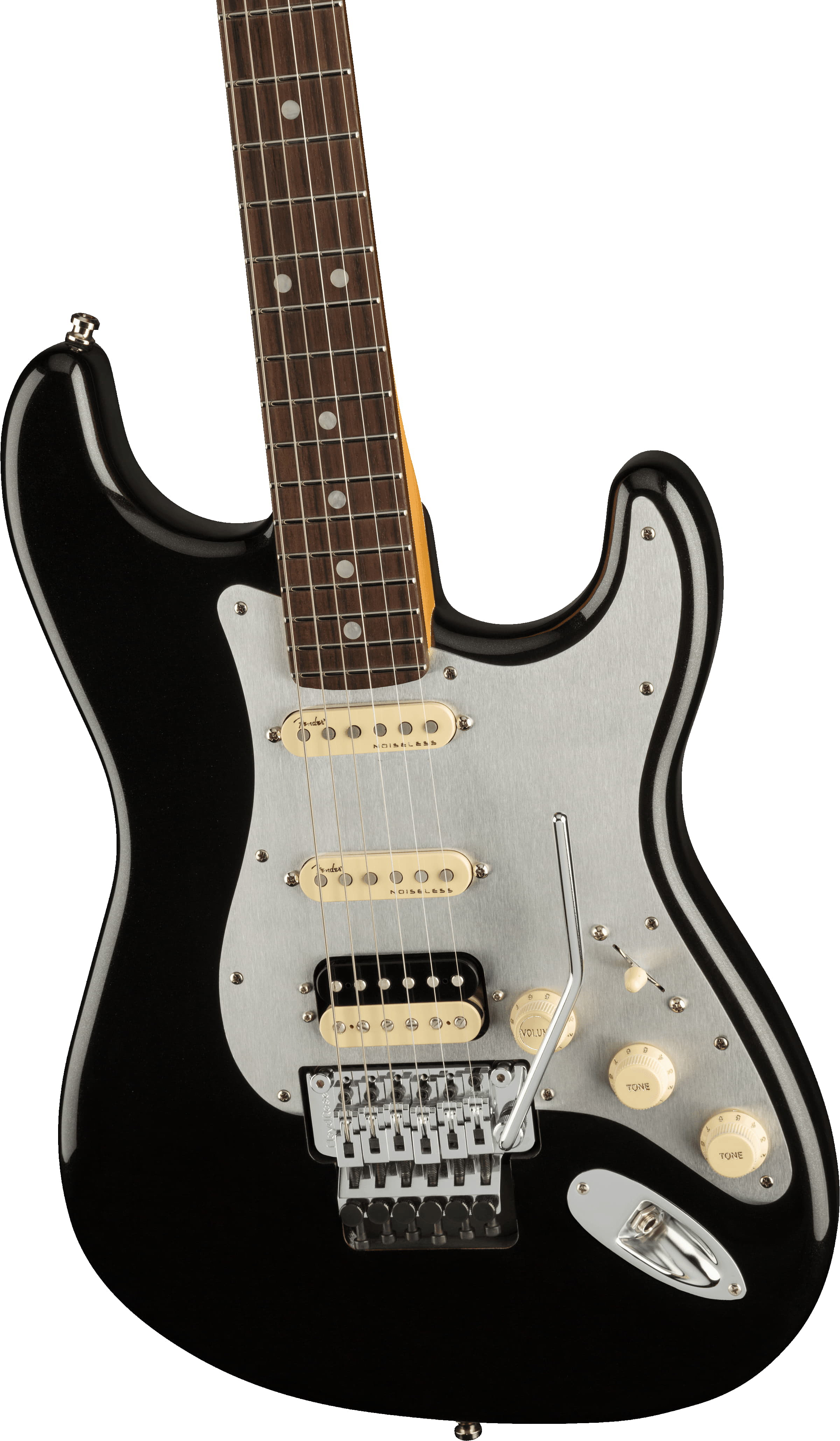 FENDER ULTRA LUXE Stratocaster HSS FR RW Mystic Black – фото 6