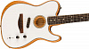 FENDER Acoustasonic Player Telecaster Arctic White электроакустическая гитара – фото 4